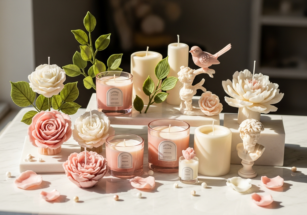 Работы учеников Waxora — восковые изделия